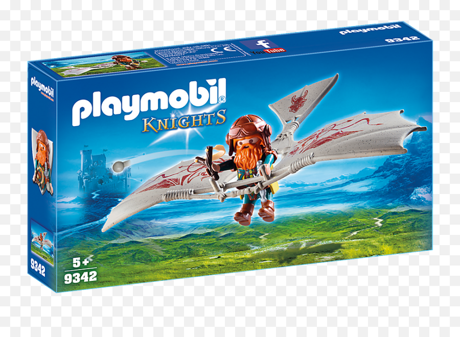 9342 Dwarf Flyer - Raff And Friends Playmobil Knights 9342 Png,Dwarf Fortress Icon