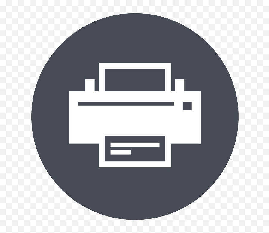 Download Hd Fax Icon - Print Sign Transparent Png Image Icon Printing Symbol,Black Fax Icon