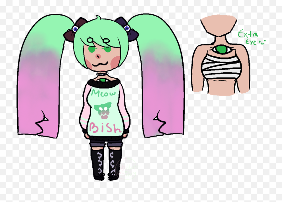 Pastel Goth Drawing - Gacha Outfit Ideas Pastel Png,Pastel Goth Png
