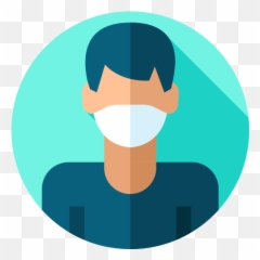 Man - Free people icons Wear Mask Icon Png