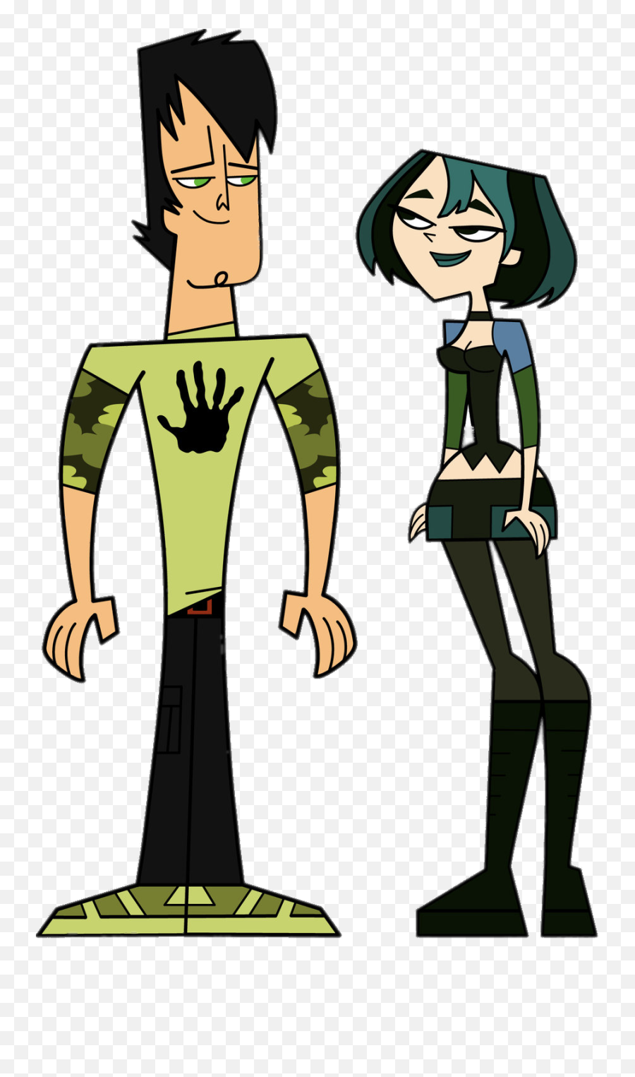 Check Out This Transparent Total Drama Trent And Gwen Png Image - Total Drama Island Gwen And Trent,Total Drama Mal Icon