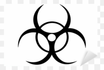 Sticker Biohazard Symbol Tribal Tattoo - PIXERSUS Symbol png