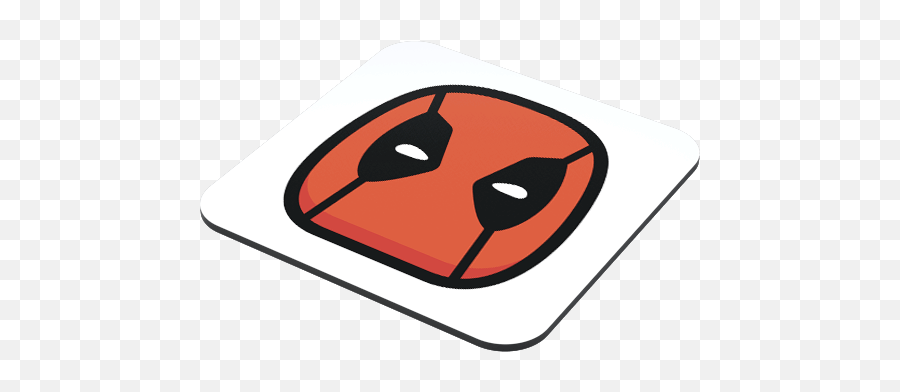 Deadpool Face Coaster - Pizza Hut Coupons Full Size Png Deadpool,Deadpool Icon Png
