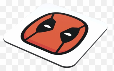 Deadpool Face Coaster - Pizza Hut Coupons Full Size PNG