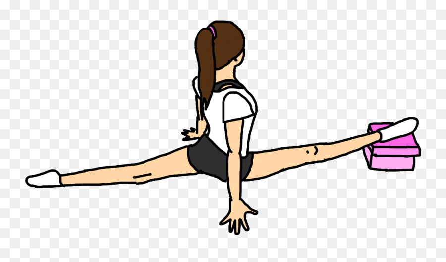 Acro Acrobatics Gym Twine Split Gymnastics Sport Acroba - Gymnastic Splits Clip Art Png,Twine Png