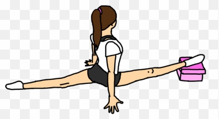 Acro Acrobatics Gym Twine Split Gymnastics Sport Acroba - Gymnastic Splits Clip Art Png,Twine Png