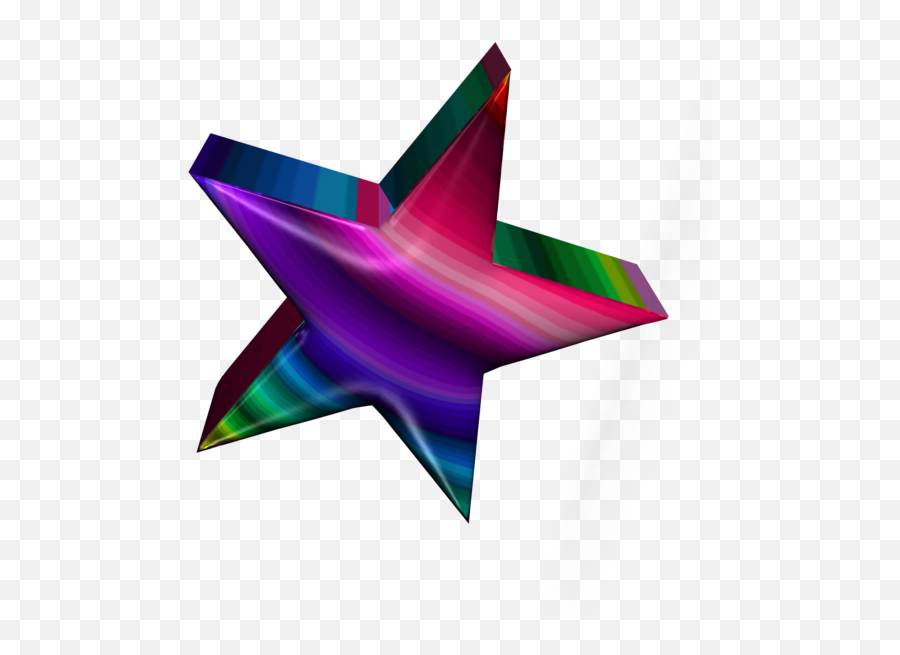 File3d Rainbow Star 2png - Wikimedia Commons Rainbow Star 3d,3d Star Png