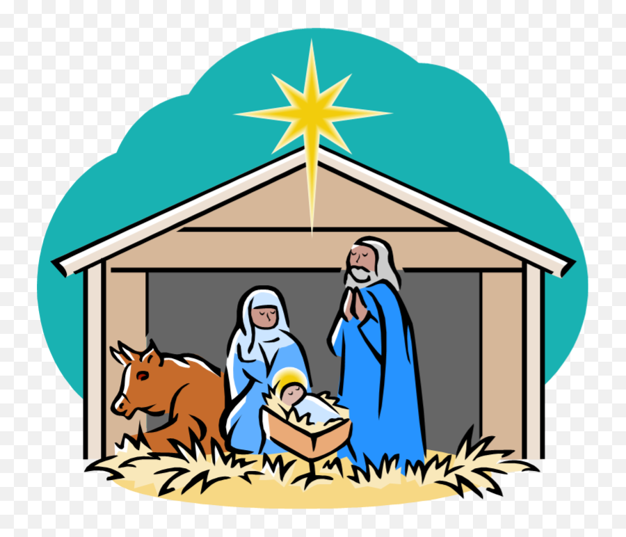 High Quality Free - Clipart Jesus In Manger Png,Nativity Scene Png
