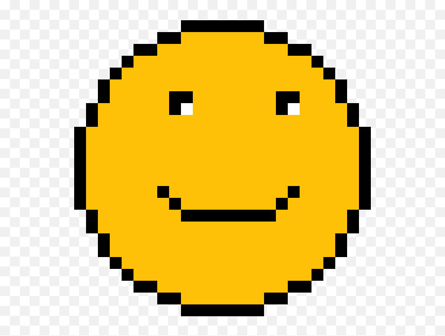 Pixilart - Smile Emoji By Jakester Simple Pixel Png,Smile Emoji Png