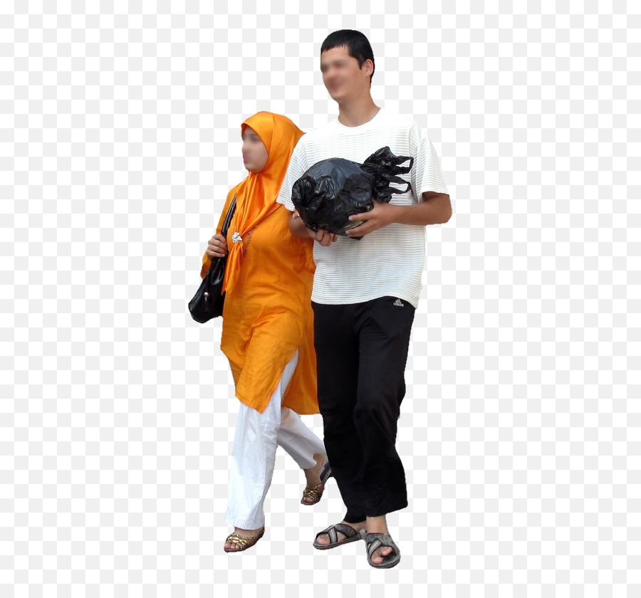 Muslim Women Walking Png - Muslim People Png Transparent,Family Walking Png