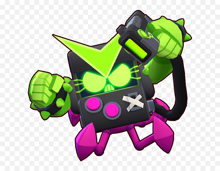 Brawl Stars Version 2596 Guide New Brawler Mr P Arcade - Brawl Stars 8 Bit Virus Skin Png,Brawl Stars Png