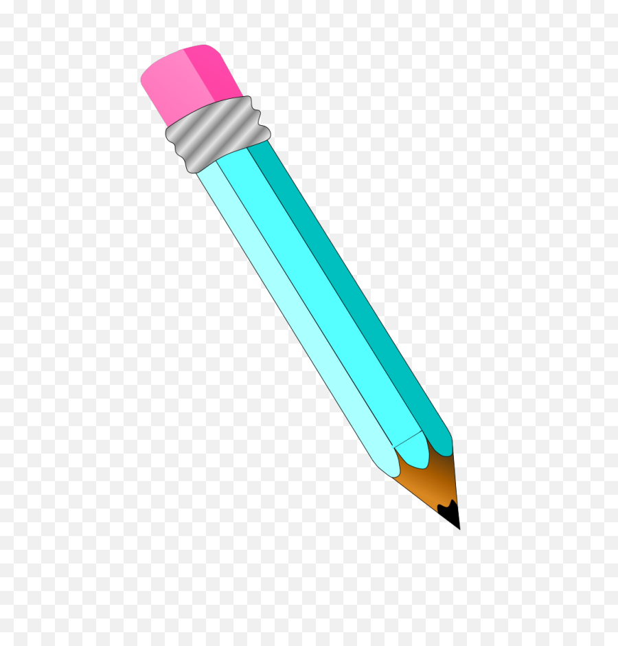 Clip Art - Blue Pencil Clip Art Png,Pencil Clip Art Png