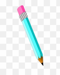Clip Art - Blue Pencil png