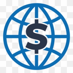 Dollar Sign In Globe Png - Posh Isolation Transparent World Bank