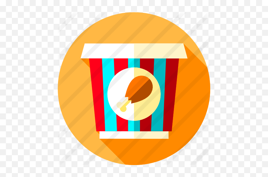 Chicken Bucket - Free Food Icons Circle Png,Bucket Png