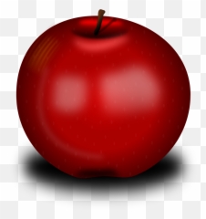 Fruta Png - Drawing Of A Shiny Apple,Manzana Png