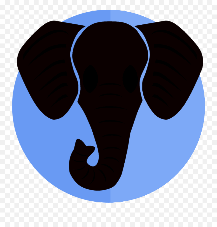 Indian Elephant African Bush - Elephant Head India Silhouette Png,Republican Elephant Png