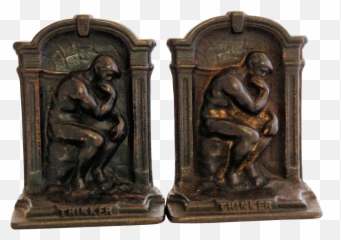 Thinker Auguste Rodin V Foundry - Stele Png,The Thinker Png