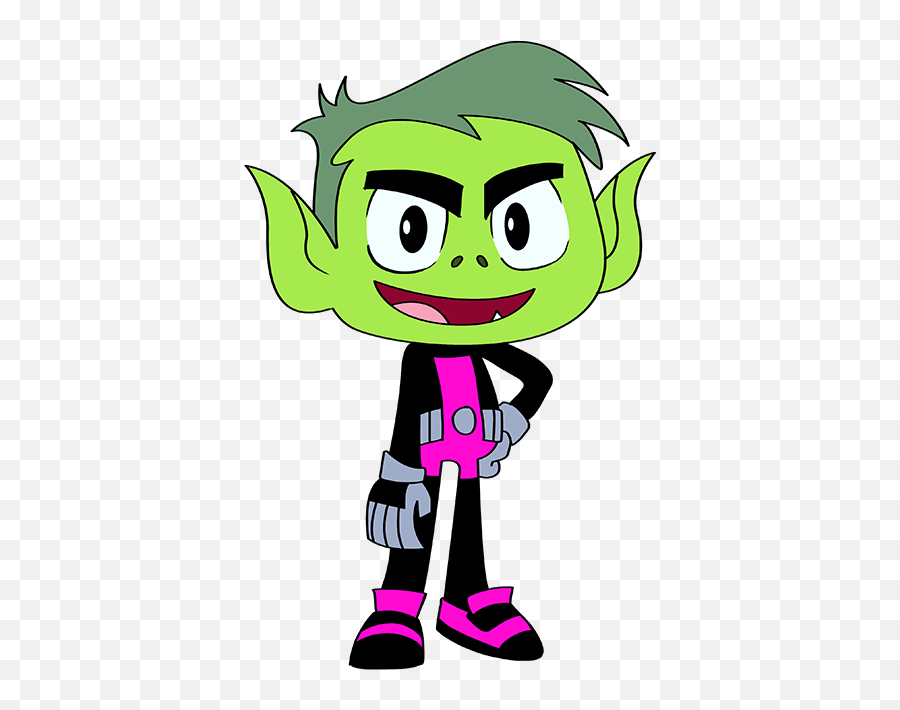 How To Draw Beast Boy From Teen Titans - Draw Beast Boy Step By Step Png,Beast Boy Png