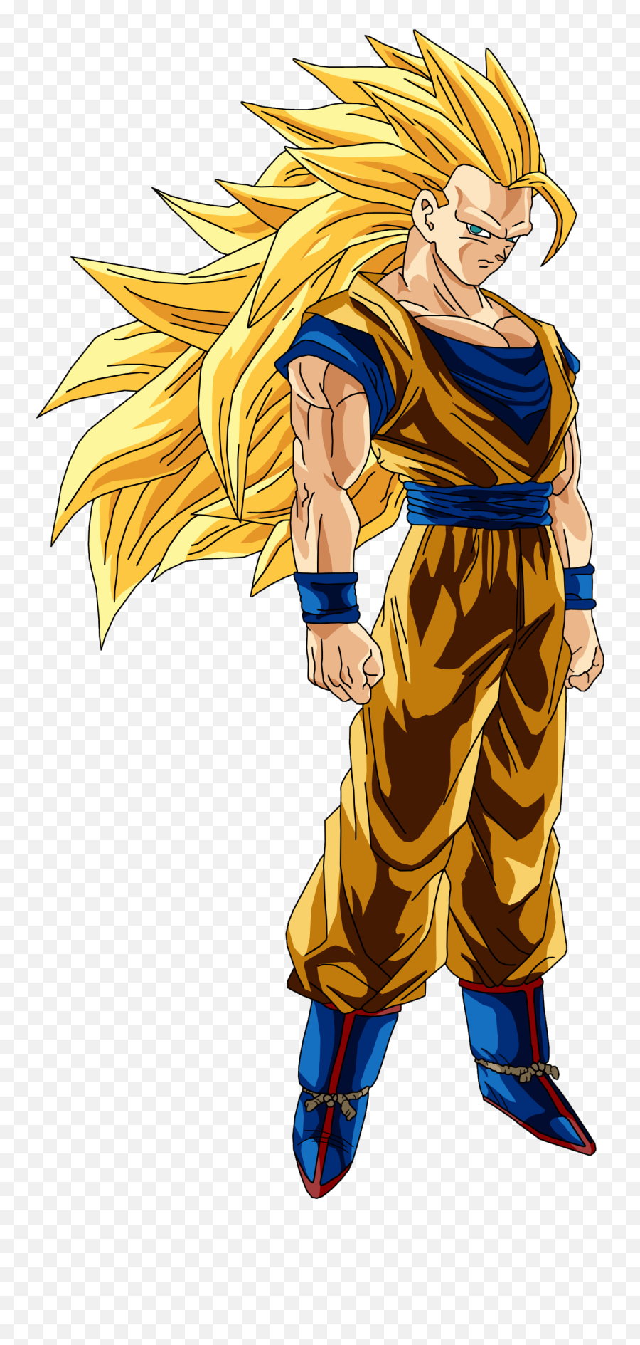 Picture - Goku En Ssj 3 Png,Goku Hair Transparent