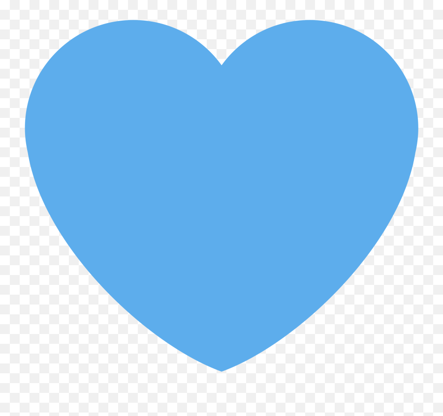 Free Blue Heart Transparent Background Download Clip - Blue Heart Png,Emoji Hearts Transparent
