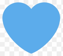 Free Blue Heart Transparent Background Download Clip - png