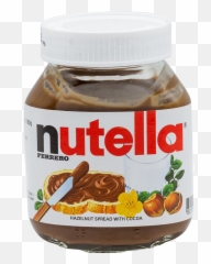 Download Hd Nutella Spread Hazelnut - 350g Nutella Chocolate Spread Png,Nutella Png