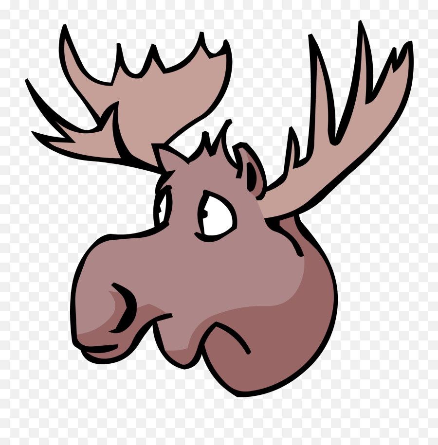 moose head clipart free