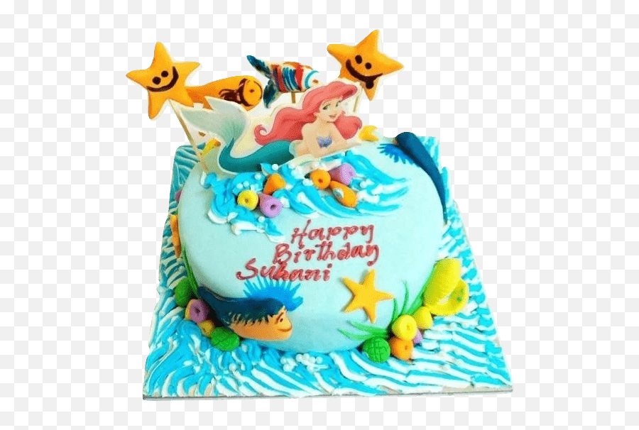 The Mermaid Princess Ariel Cake - Princess Mermaid Ariel Cake Png,Princess Sofia Png