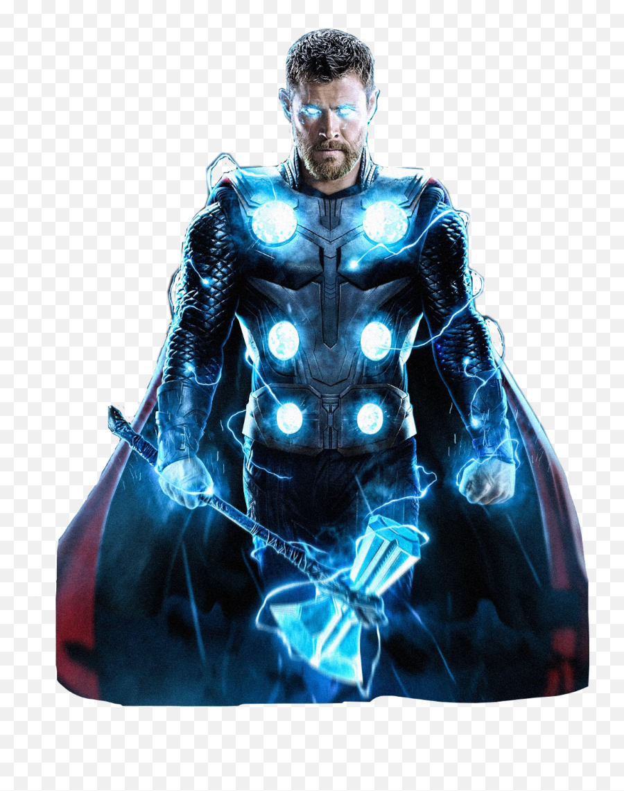 Thor With Stormbreaker Posted By Zoey Anderson - Poster Thor Infinity War Png,Thor Transparent