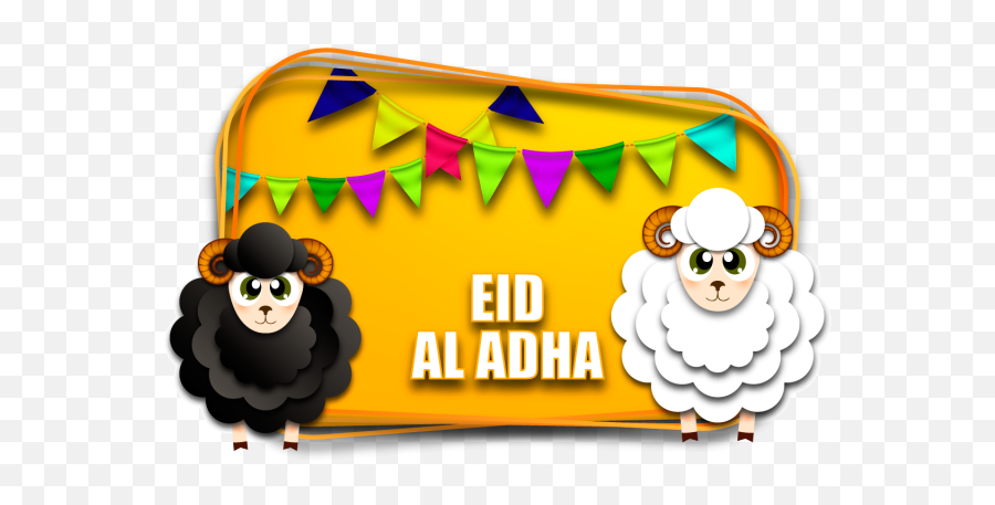 Banner Transparent Library Illustration With A Sheep Clipart - Idul Adha Vector Png,Sheep Transparent
