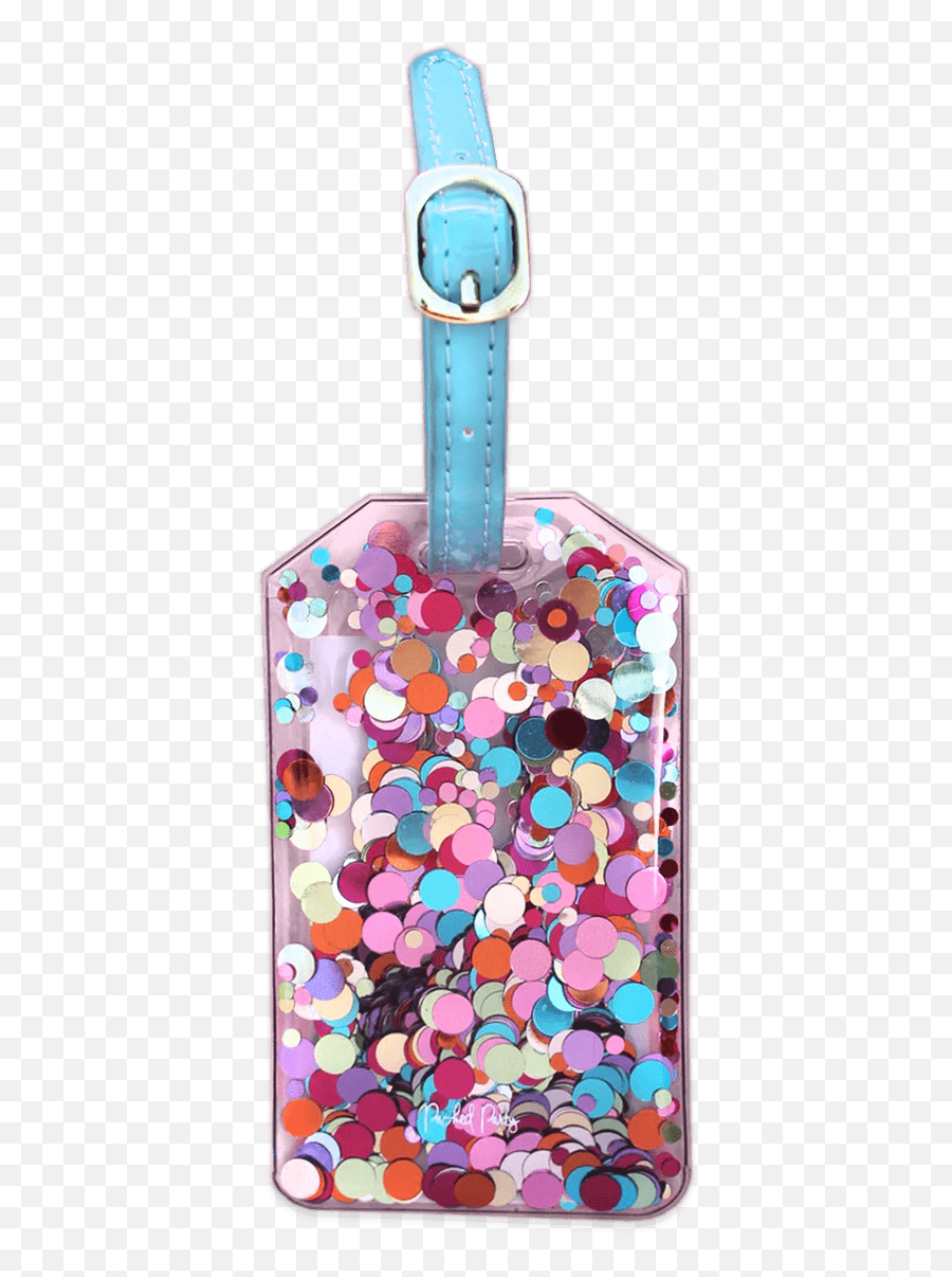 Confetti Luggage Tags - Bag Tag Png,Glitter Confetti Png