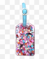Confetti Luggage Tags - Bag Tag png