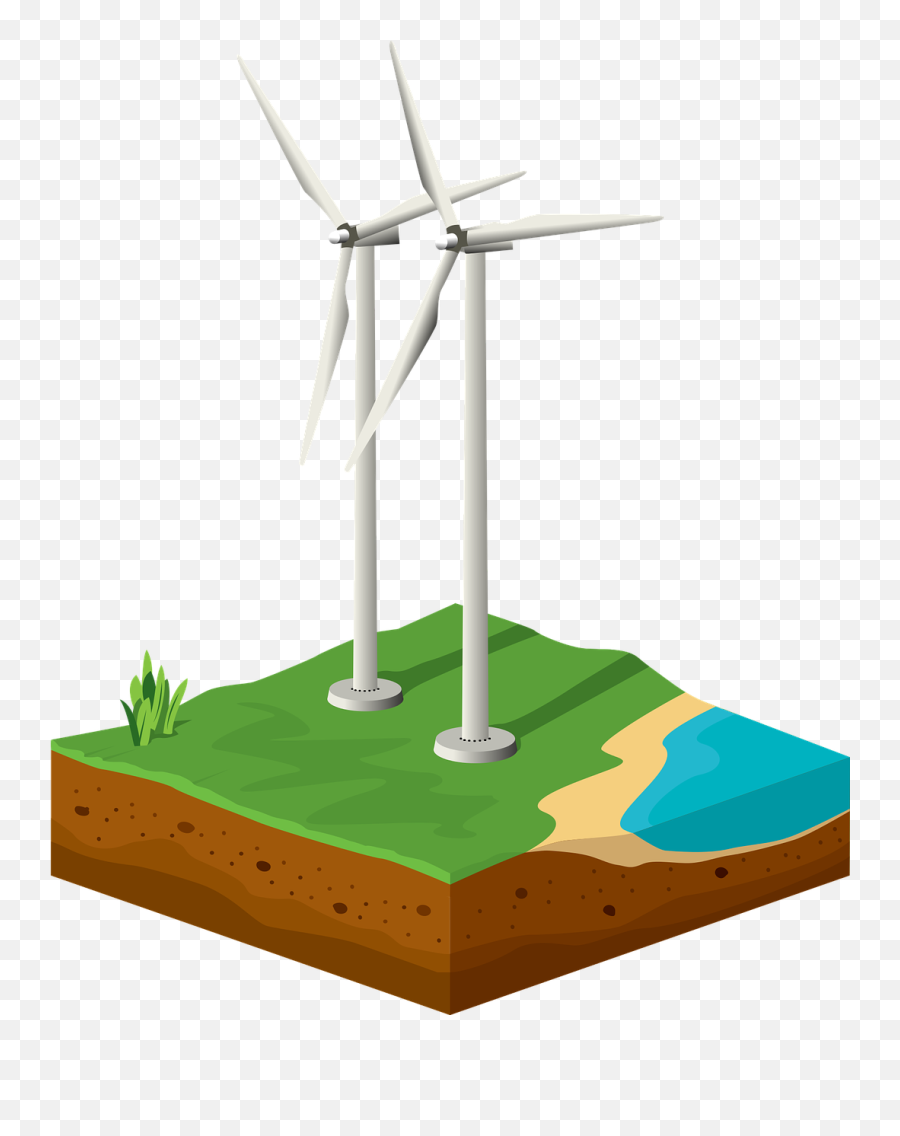 The Windmills Windmill Landscape - Gyro Sensör Wind Turbine Png,Windmill Png