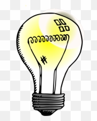 Incandescent Light Bulb Svg Vector - Transparent Background Lightbulb Clipart Png,Light Bulb Clipart Png