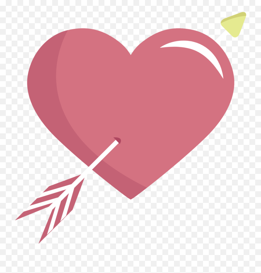 Free Heart Arrow Png With Transparent Background - Coração Com Flecha Png,Heart Arrow Png