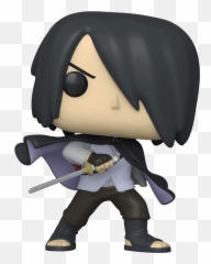 Boruto Pop Vinyl Figure - Sasuke Uchiha w Cape Specialty Series STANDARD Funko Pop png