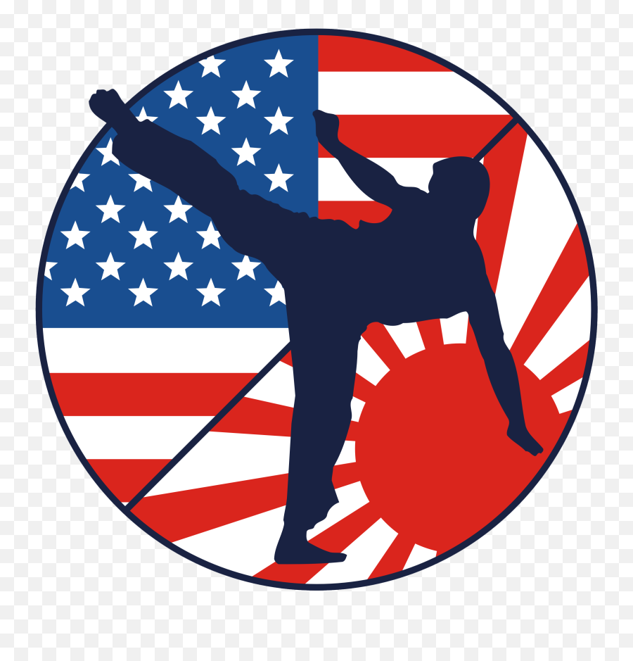 American Flag Circle Logo Clipart - Circle Flag Usa Icon Png,American Flag Circle Png