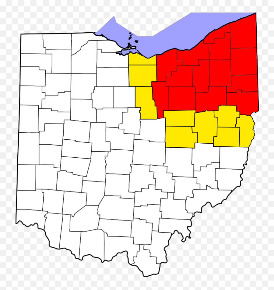 Northeast Ohio - Guernsey County Ohio Maps Png,Ohio Png