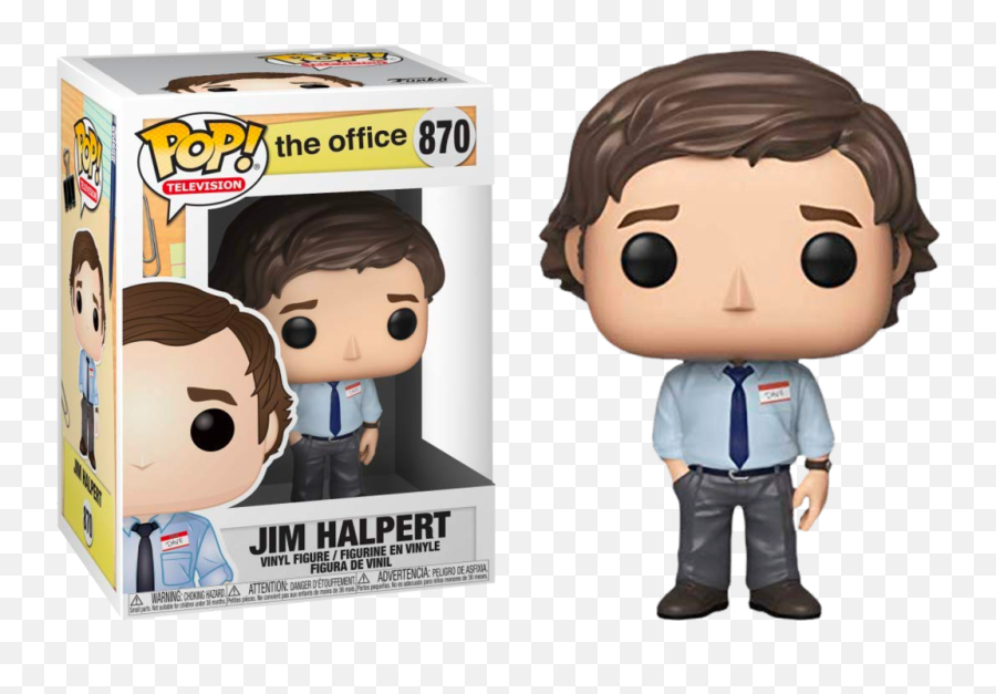 The Office Funko Pop Jim Halpert 870 - Jim Halpert Funko Pop Png,Jabba The Hutt Png