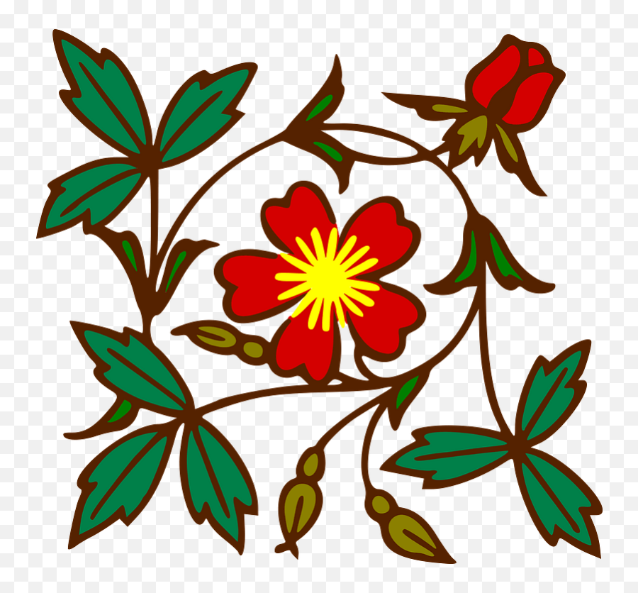 Floral Design Clipart Free Download Transparent Png - Floral,Transparent Floral Pattern