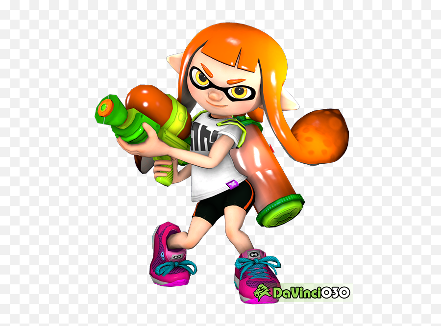 Itu0027s Not 100 Accurate With The Pose From Official - Ssbu Splatoon Sfm Inkling Girl Png,Inkling Transparent
