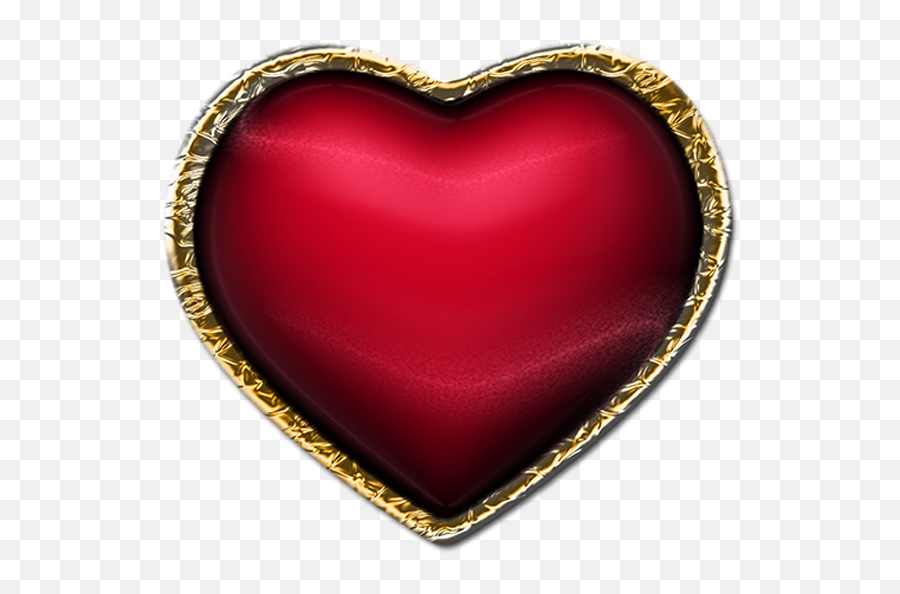 Without Background Image Free Png - Gold Heart 3d Png,Gold Heart Png