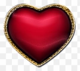Without Background Image Free Png - Gold Heart 3d