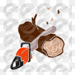 Chainsaw Stencil For Classroom Therapy Use - Great Meat png