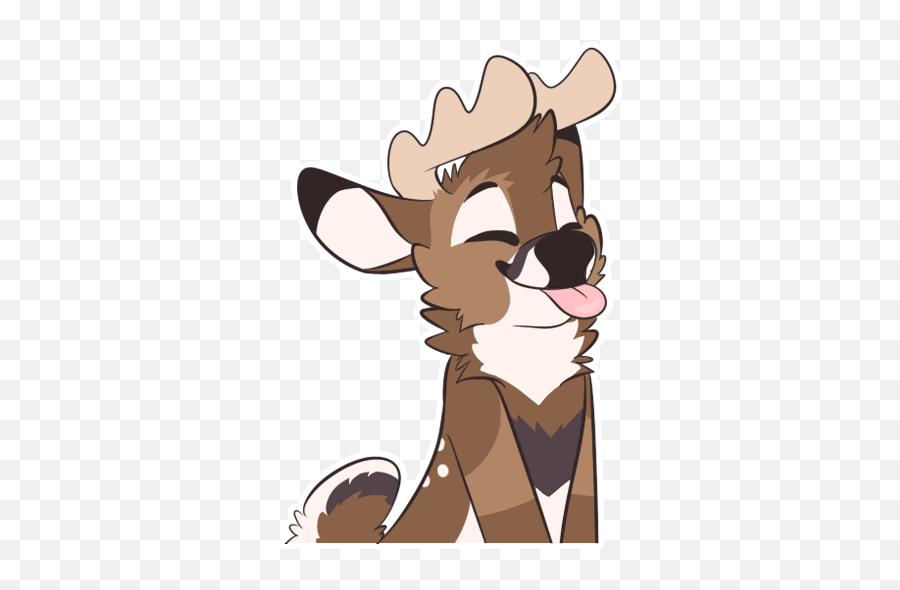 Furry Telegram Stickers - Pulexart Deer Furry Telegram Stickers Png,Furry Icon