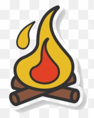 Campfire Icon Clipart Transparent - Vertical png