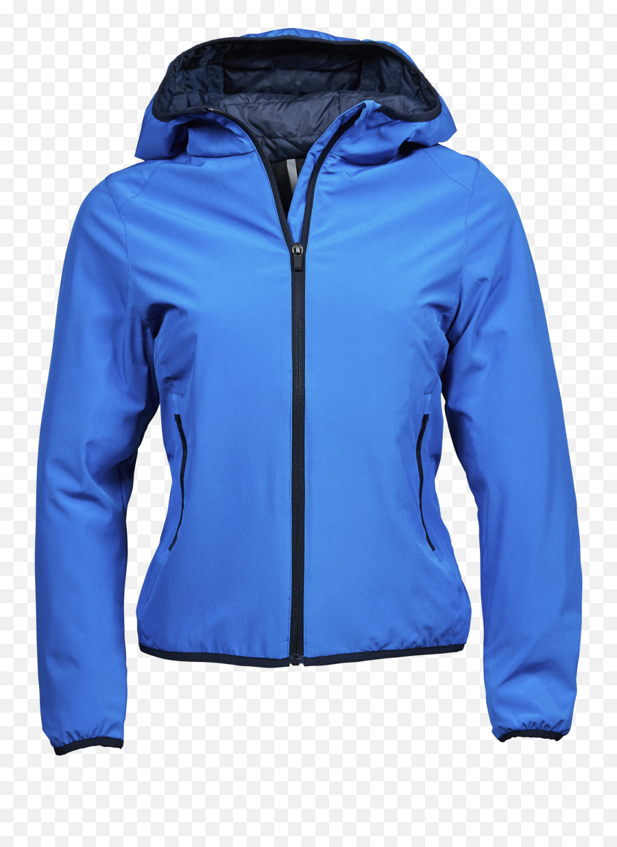 Blue Competition Jacket Tee Jays Damejakker - Hooded Png,Icon Dkr Jacket