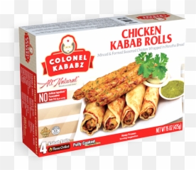 Chicken Kabab Rolls - Colonel Kababz Colonel Kababz Chicken Kabab Rolls Png,Egg Roll Icon