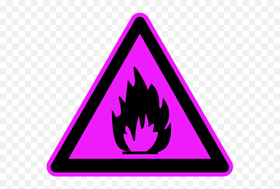Hazard Sign Images Png - Caution Png Fire,Chemical Hazard Icon